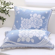 Pillow Cover Comfortable Gauze Adult Pillow Cover Breathable Pillow Cover Non-Slip Non-Falling Pillo
