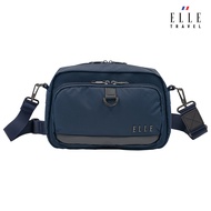 ELLE Travel กระเป๋าสะพายข้างแนวนอน Mipan Collection รุ่น 83513 ทันสมัยโดดเด่นด้วยโลโก้ด้านหน้าเป็นเอกลักษณ์ของยี่ห้อ ELLE