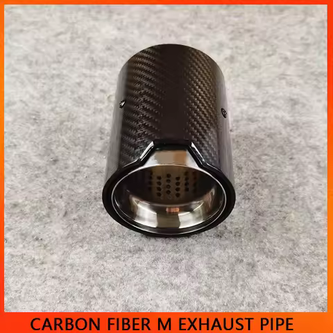 1 Pc Exhaust Pipe Carbon Fiber Muffler Tip For BMW M2 M2C M3 M4 F20 F21 F22 F3X M135i M235i M140i M2