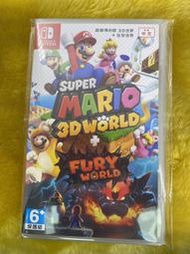 偉翰玩具-電玩 NS Switch  超級瑪利歐 3D 世界 + 狂怒世界 中文版 二手遊戲