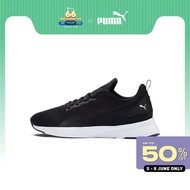 PUMA Unisex Flyer Running Shoes (Black)