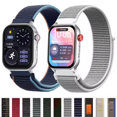 Nylon Loop Strap for COLMI C81/P71/P81/P82/P73/P76/P78/P68/P60/V68 Smart Watch Band 20mm 22mm Replac