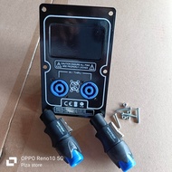 Plat speakon datar lengkap socket Jack speakon/Plat datar besi hitam spikon lengkap jack jek soket