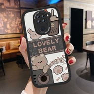 เคสโทรศัพท์สินค้าพร้อมส่งสำหรับ Xiaomi Redmi Note 9 Redmi Note 9S Redmi Note 9 Pro เคสฝาหลังนุ่มหนังลายการ์ตูนรูปหมี