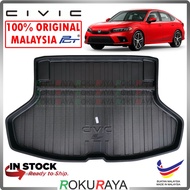☁LOCAL MALAYSIA PCT Honda Civic FE 2022 New Original HDPE Non Slip Rear Trunk Boot Cargo Tray Car Accessories Parts♔