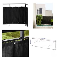 DYNING Balcony privacy screen / Cloth / Cover Cloth For Balcony & Gate  BLACK