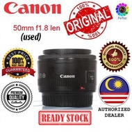 Canon EF 50mm f1.8 lens (Used)