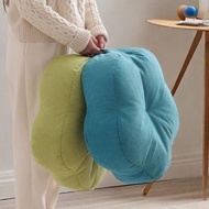 Simple Modern Thick Futon Cushion Japanese Tatami Flower Shape Jacquard Cushion Cute Butt Extra Thic