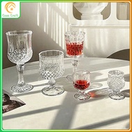 Goblet Glass Whiskey Glass Champagne Glass Wine Cup Water Juice Cocktail Goblet Decorative Cup