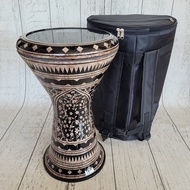 Darbuka 9 Inch Sombaty Premium Cheap 9 Inch Mica Cast Aluminum Material Full Set Motif Guaranteed