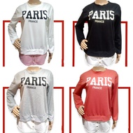 (Ready Stock)Women's T-shirt Long Sleeve Baju Muslimah Lengan Panjang Baju Perempuan