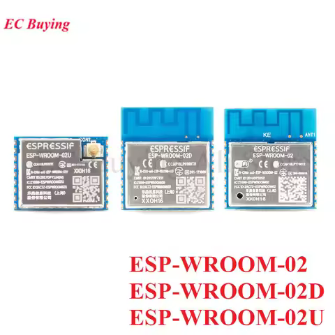 ESP-WROOM-02 ESP-WROOM-02D ESP-WROOM-02U 2MB 4MB Flash ESP8266 ESP WROOM 02 02D 02U WiFi MCU Wireles