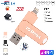 2TB USB3.0 4 in 1 OTG 1TB flash drive Metal Waterproof High speed 512GB 256GB Type C flash disk128GB