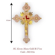 MATA Catholic Cross Carved Cross Catholic Altar