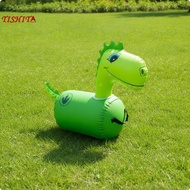 [tishita] Inflatable Bounce-Along Animal Child-Safe Inflatable Jumping Toy with Handles Bouncing Ani