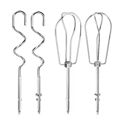 AGLH 4Pcs Hand Mixer Attachments For Cuisinart, Stainless Steel Hand Mixer Beaters Mixer Attachments