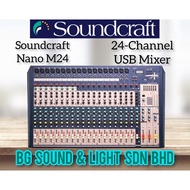 SOUNDCRAFT NANO M24 Multi-Channel Analog Mixer ( M-24 )