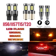 T15/W16W T20/7440 1156/P21W/1156【1PCS】27LED Car LED Signal Brake Reverse Light Bulb Flash  (Strobe 3