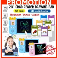 ~Ship From KL~ 2in1 educational card reader learning toy Flash card kids toys english kids Writing B