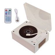 Retro CD Player ไร้สายบลูทูธ 5.0 ลําโพงแบบพกพาเครื่องเล่นเพลง USB 3.5 มม.AUX Desktop CD Player สําหร