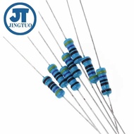 Metal Film Resistor 100pcs 1/2w 0.5W 10R 12E 220 22K 47K 180K 330K 470 100K 510R 560 620 750 82