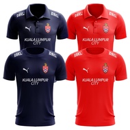 KUALA LUMPUR CITY FC Microfiber Travel Polo Jersey Piala Malaysia Liga Super│KL City FC Jersi Kolar