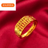 gold 916 original malaysia Money abacus ring