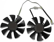 HAZEK New 85mm 4Pin Cooler Fan Replace Compatible for ZOTAC GTX1060 6GB GTX 1070 Mini GTX 1050Ti Graphics Card Cooling Fan GFY09010E12SPA GA91S2H Catholic