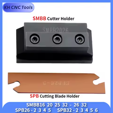 KH CNC SPB226 SPB326 SPB332 SPB432 SMBB1626 SMBB2026 SMBB2532 Grooving Cut-Off Cutter Holder SP300 2