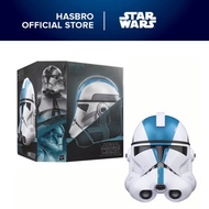 Star Wars The Black Series Clone Trooper (501st Legion) Premium Electronic Helmet, Roleplay Item for