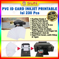 Inkjet PVC ID Card Grade A 0.76 White size 8.6 x 5.4 cm contents 230 (PVC ID Card Inkjet Printable P