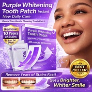 💥BUY 1 FREE 2💥Instant White Effect✨ Purple Whitening Strips / Teeth Whitening Patch / Enamel Safe / 