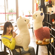 Boneka alpaca, bantal besar untuk kanak-kanak perempuan, anak patung kartun, hadiah mainan kanak-kan