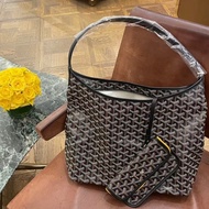 GOYARD Bohème Hobo Y字老花滿印抗壓皮革 手柄 帆布拼牛皮 腋下包子母包單肩包 常規 女款 | BOHEMEPMLTY | 全新正牌正貨