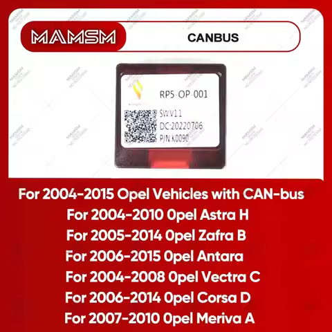 MSMSM Car Radio Canbus Decoder Box For Opel Astra H/Zafira B/ Vectra C/ Corsa D/Meriva A Decoder Ada