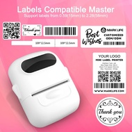 Thermal Label Printer P50 Mini Sticker Printer Portable Wireless Bluetooth Labeller DIY Adhesive Lab