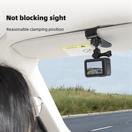 【zhangwen】-1 PCS Action Camera Car Sun Visor Mount Action Camera Accessories Black for ACTION 4 X3 with 1/4 Inch Adapter