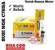 GROSIR BUSI 1 PACK ISI 10 PCS BUSI NGK C7HS UNTUK SEMUA MOTOR MATIC DAN MOTOR BEBEK