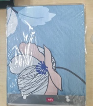 SEA HORSE Bed Sheet Zipped Full Cover Single Size 100% Cotton Suitable for 3 folded Seahorse Mattres