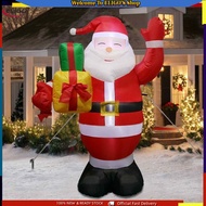 【Ekko Fire】 Giant Inflatable Santa Claus 5FT 6FT 1.5M 1.8M with LED Light &amp Air Blower Outdoor In