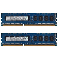 Hynix RAM DDR3 16GB (2X8GB) 1866MHz Workstation Memory 1.5V 240Pin ECC UDIMM 8GB 2Rx8 PC3-14900E ECC Unbuffered Memory
