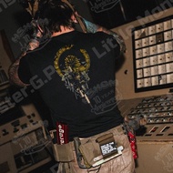 Egyptian pharaoh hk416/mk18 joint printed short-sleeved tactical outdoor military fan training compe