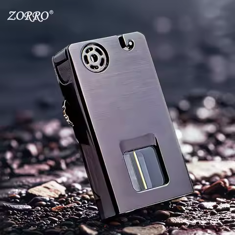 Zorro 785 Kerosene Lighter Transparent Warehouse Esprit Creative Windproof One Button Press Ignition