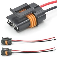 2-Pin Fan Cooling Connector Pigtail Plug Compatible with Ford Chevrolet Corvette Camaro Firebird, TP