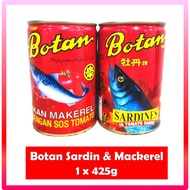 [WM Free Shipping] Botan Ikan Sardin Mackerel in Tomato Sauce 425g
