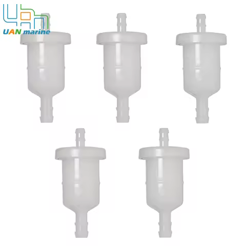 5PCS Inline Fuel Filter 16910-ZV4-015 for Honda BF 8 9.9 10 15 20 25 30HP 4 Strock Outboard GC135 GC