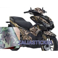 Scotlet Push army sticker scotlite Motorcycle sticker army Color