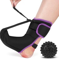 1pc Comfortable Drop Foot Sock with a Massage Ball Night Foot Splint Adjustable Support Sock for Pla