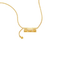 Citigems 916 Gold Love Lock Necklace