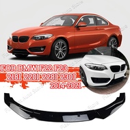 For BMW F22 F23 218i 220i 228i 230i Car Front Bumper Lip Spoiler Splitter PP Bumper Canard Lip Split